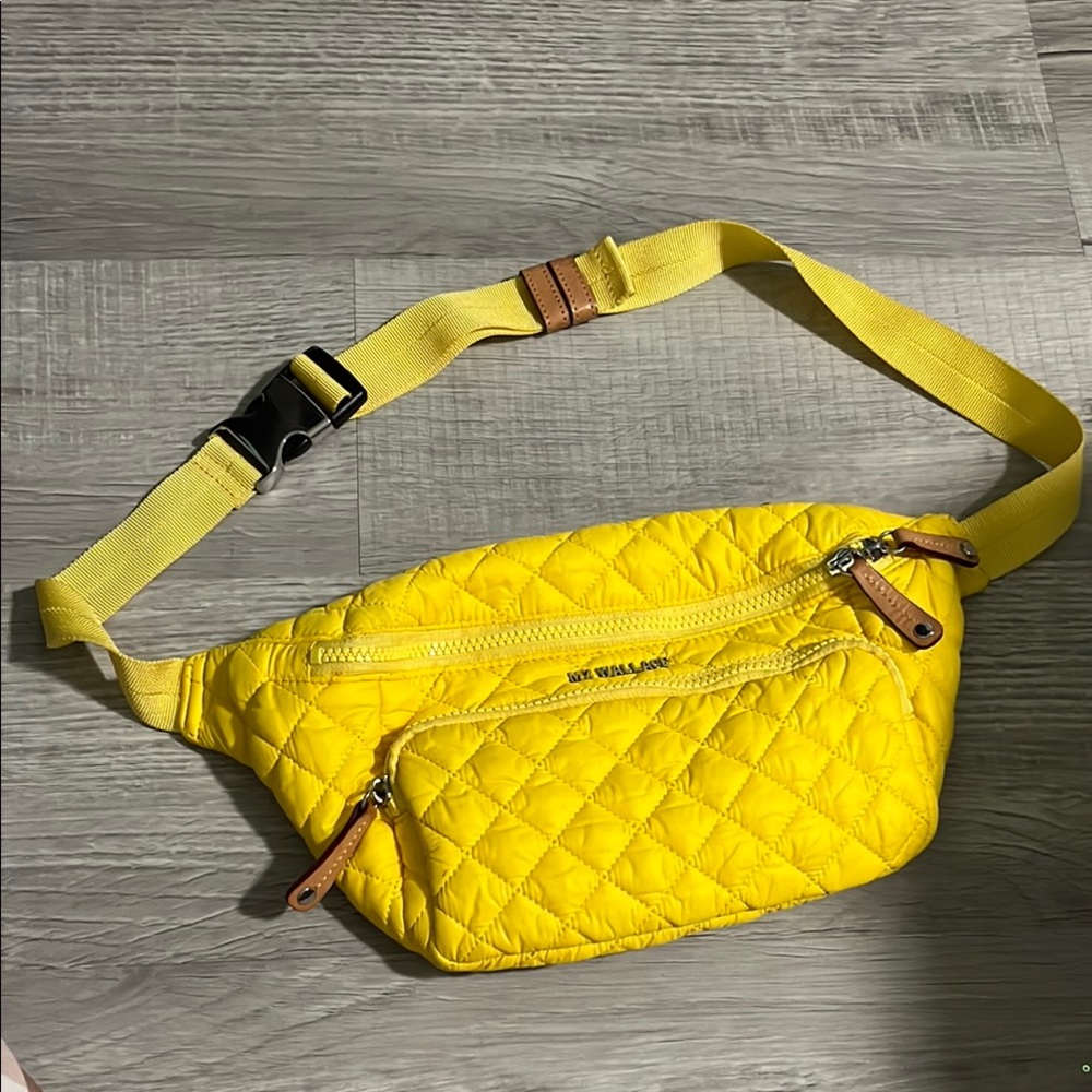 MZ Wallace metro sling in bright yellow